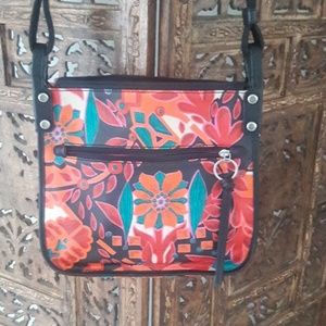 Fossil Coated Canvas Crossbody